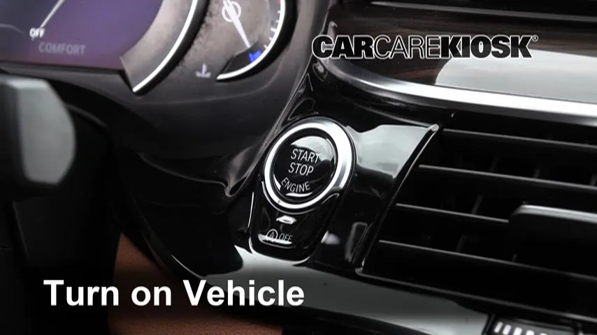 2018 BMW M550i xDrive 4.4L V8 Turbo Aceite Controlar nivel de aceite